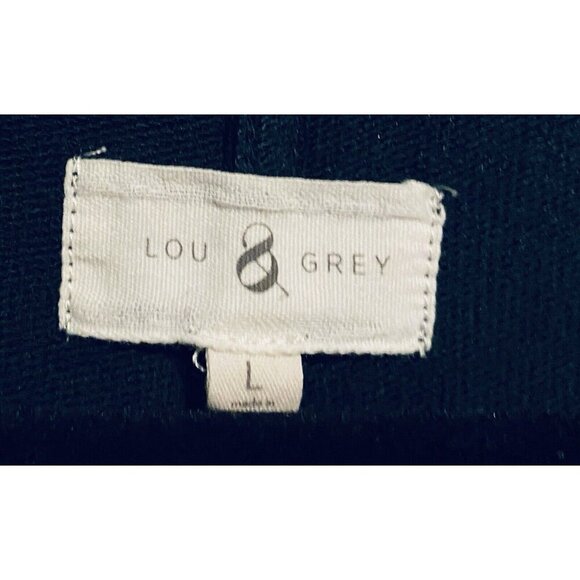 Lou and Grey Dress Womens Large Dark Green Signaturesoft Tie Waist Long Sleeve - Picture 4 of 5